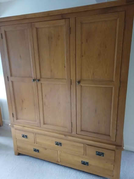 Photo of free Large solid wood wardrobe (Marldon TQ3) #1