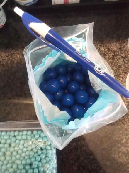 Photo of free Blue Gumballs and Sugar coated choc (Winchester) #1