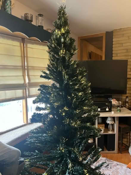 Photo of free 6 ft fiber optic Christmas tree (Walmart- garland groh blvd) #1