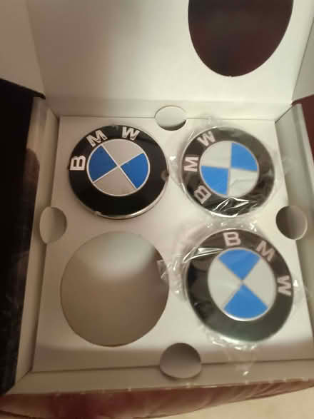 Photo of free Two Brand new revolving Hub caps for a BMW + 1 static (Bowbridge GL5) #2