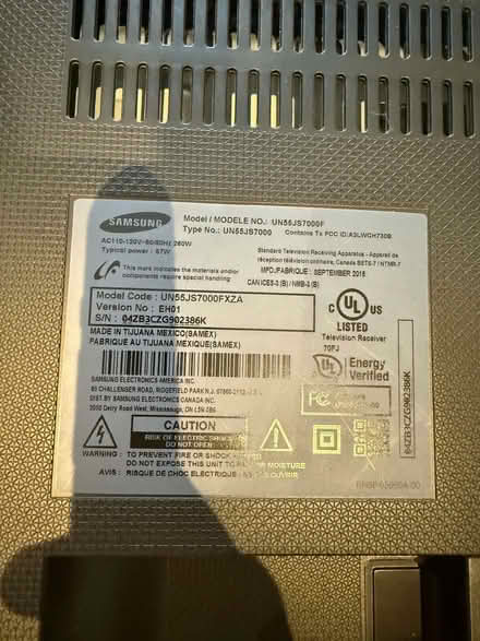 Photo of free 55" TV - Working Condition but SEE DESCRIPTION for details (Barnes SW13) #3