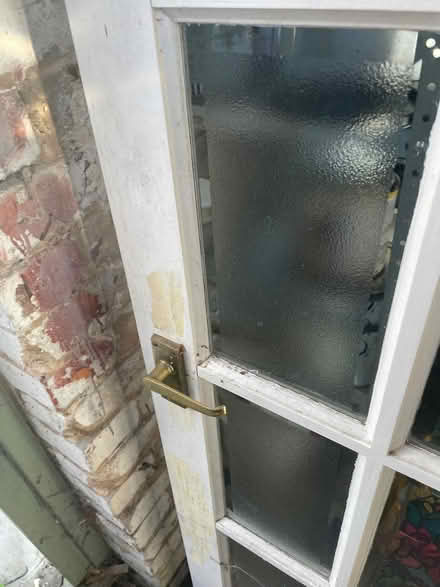 Photo of free Wooden door with glass panels (Battle RG30) #4