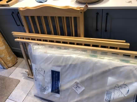 Photo of free Cot and mattress (Steventon SY8) #1