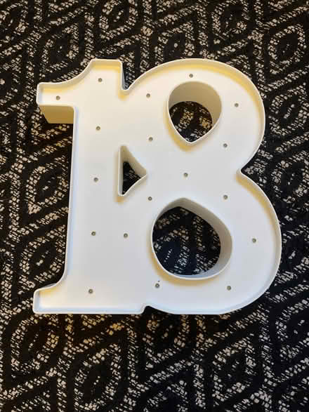 Photo of free Light up 18 sign (Harold Hill RM3) #1