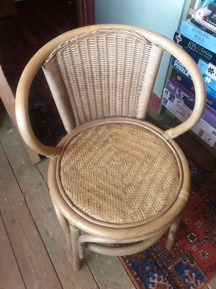 Photo of free Wicker Work Tub Chair (Breadsall DE21) #2