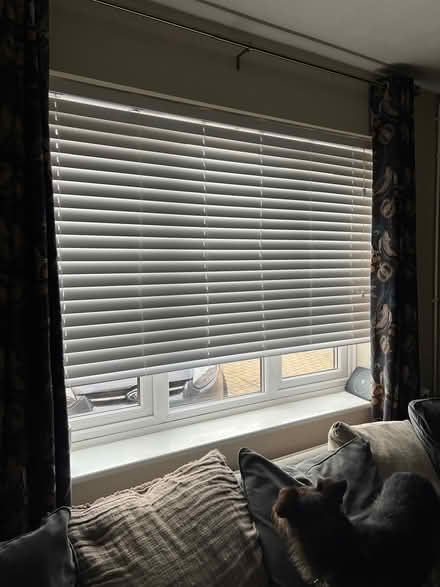 Photo of free White wood Venetian blind (Bromsgrove B61) #1