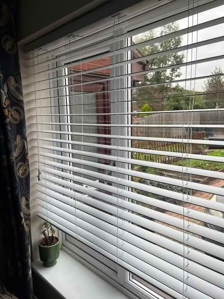 Photo of free White wood Venetian blind (Bromsgrove B61) #4
