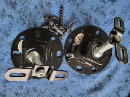 Photo of free Black Wall Mounts Brackets for Speakers (Clive Vale TN35) #1