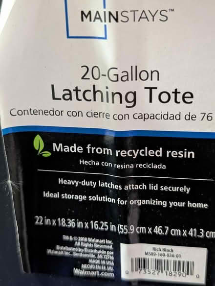 Photo of free Large storage container (Hercules) #2