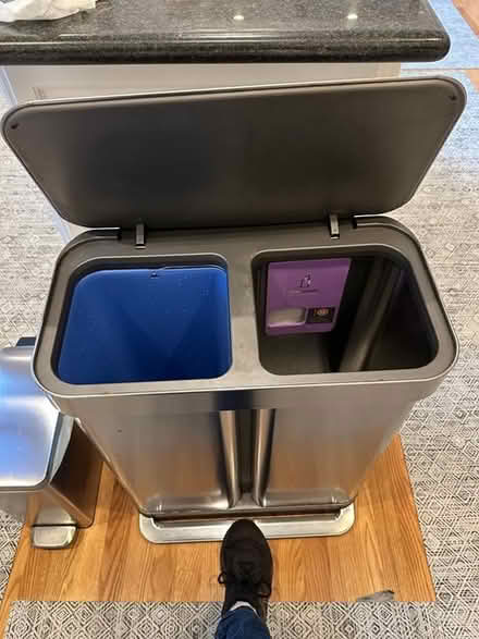 Photo of free Simplehuman dual bin can (Burlingame, CA) #1
