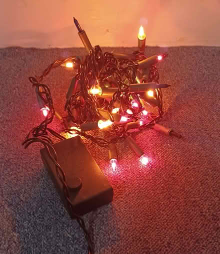 Photo of free Set of old-style coloured Christmas lights in plastic box (Primrose LA1) #4