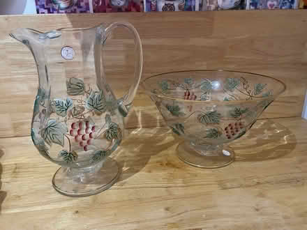 Photo of free Glass pitcher and bowl (3 Miami Gardens Road 33023) #1
