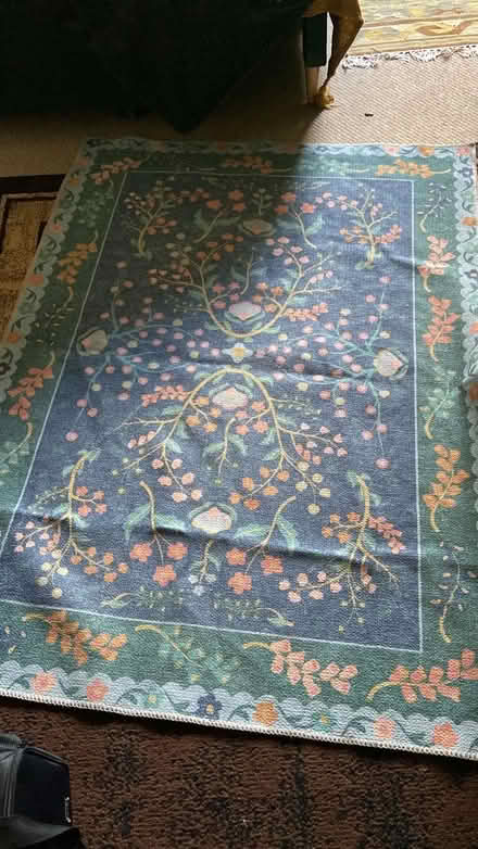 Photo of free Washable blue carpet (Barnes) #1