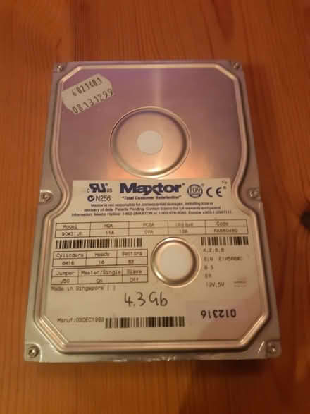 Photo of free 4.3GB IDE hard disk drive (Southmead BS10) #1