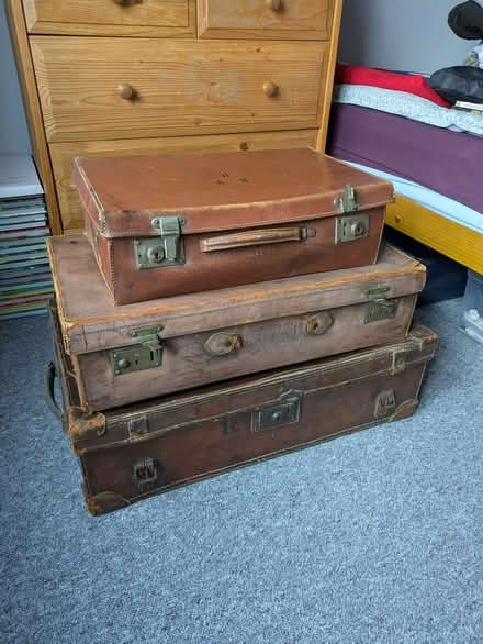 Photo of free Three vintage suitcases (Walton-le-Dale PR5) #1