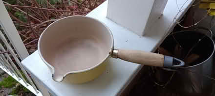 Photo of free Le Creuset saucepan (Maple Leaf) #1