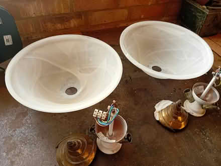 Photo of free Two ceiling up lights (Harrold. MK43) #2