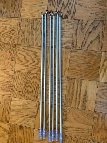 Photo of free Curtain push-pull rods - six 40” (Southwest Waterfront) #1