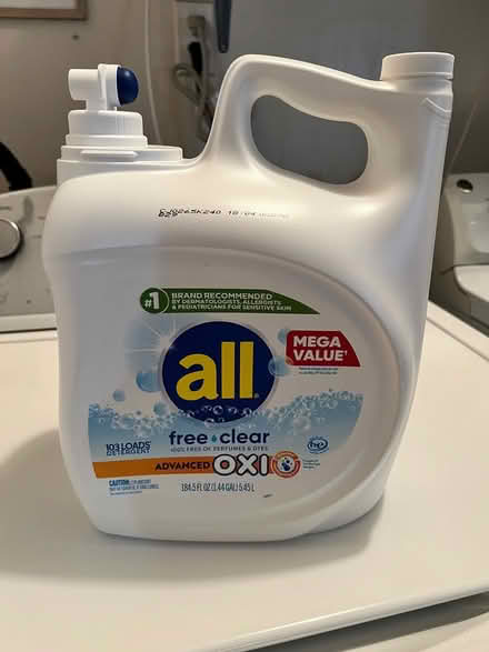 Photo of free All laundry detergent (half full) (Bowie) #1