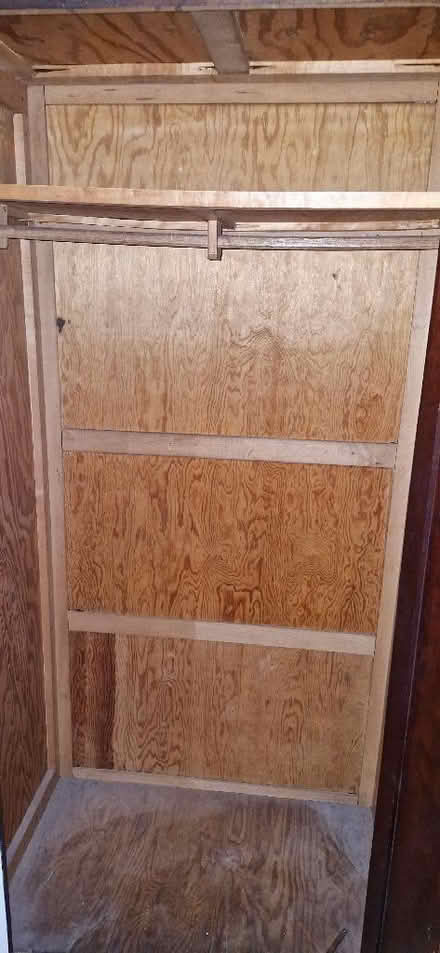 Photo of free Beautiful wooden wardrobe painted white (Ludlow SY8) #2