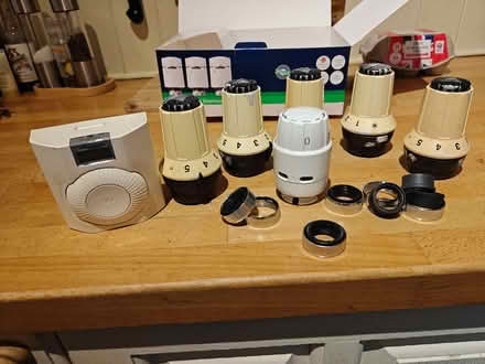 Photo of free 6 x Thermostatic Radiator Valves plus a thermostat (Alstone GL51) #2
