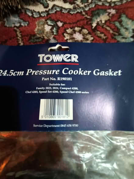 Photo of free Tower Cooker Gaskets (Little Stoke ST15) #1