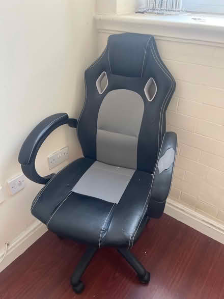 Photo of free Black office chair (Garston, Liverpool) #1