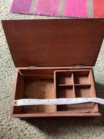 Photo of free Small sewing box in need of TLC (Smallwood B98) #1