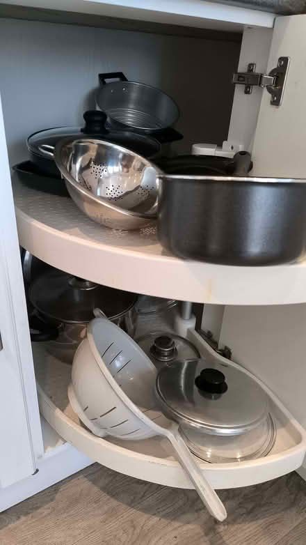 Photo of free Saucepans, frying pans etc. (The Camp AL1) #1