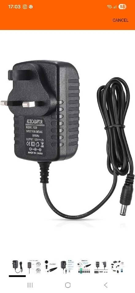 Photo of 12v Transformer Plug (Queenstown FY1) #1