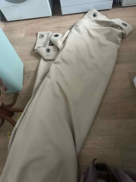 Photo of free Pair of long beige curtains (Whitehawk BN2) #2