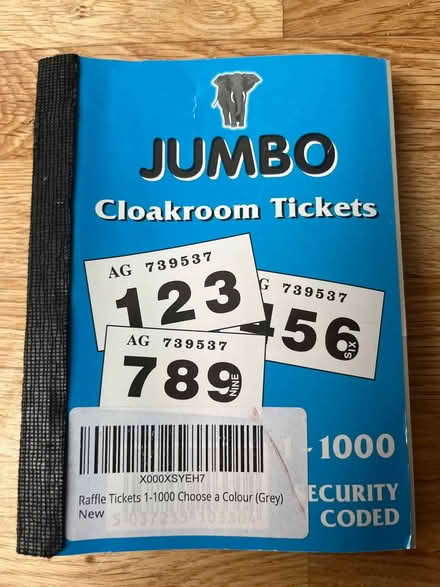 Photo of free Raffle / cloakroom tickets (Wainscott) #1