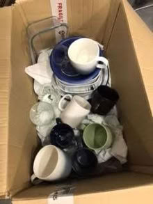 Photo of free Frying pan, plates, bowls, mugs, pepper mill (Lavender Hill SW11) #1