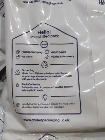 Photo of free freezer packs/ plant water gel (SL6 Maidenhead) #2