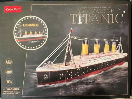 Photo of free Titanic model puzzle (Lawrence/ El Camino Real) #2