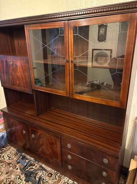 Photo of free Dark wooden side board unit (L30 3SA) #1