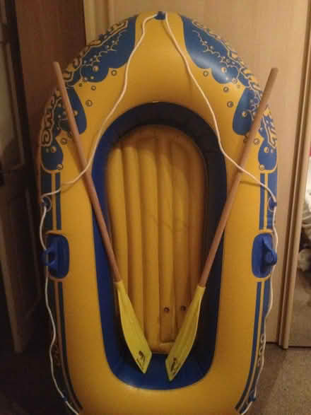 Photo of free Inflatable beach dinghy with oars (Moseley, Birmingham, B13) #2