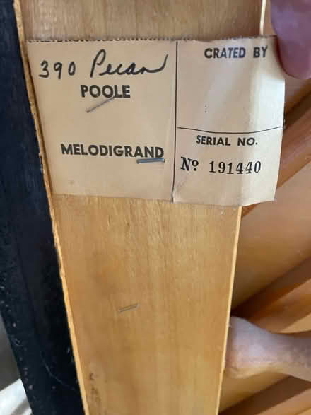 Photo of free Aeolian Piano and bench (Manalapan, nj) #4