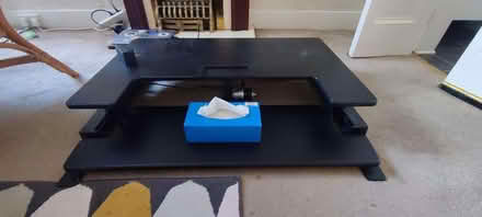 Photo of free Duronic ML20-T02 electric standing desk converter. (Polwarth EH11) #1