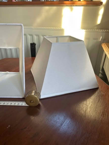 Photo of free 2 x white lampshades (Pontypool) #2