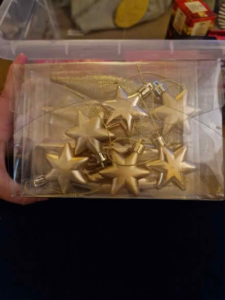 Photo of free Gold christmas tree decorations (Wildridings RG12) #2