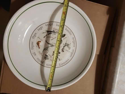 Photo of free Serving Dish w/Herb Motif (Elmvale Acres) #1