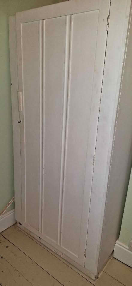 Photo of free Beautiful wooden wardrobe painted white (Ludlow SY8) #1