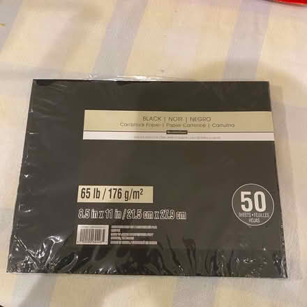 Photo of free Black card stock (~40 pieces) (Bethesda, MD) #1