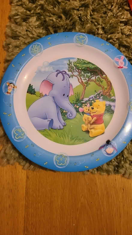 Photo of free Winnie the Pooh melamine plate (Curbridge OX29) #1