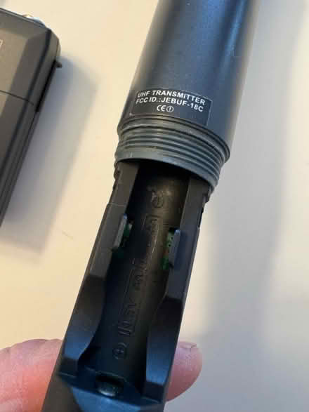 Photo of free Two wireless mics for UHF receiver (Southwest Waterfront) #3