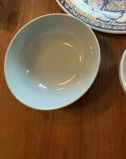 Photo of free Blue bowl and white bowl (Goffs Oak EN7) #1