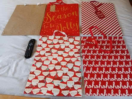 Photo of free 5 large Christmas gift bags (Parkhead EH11) #2