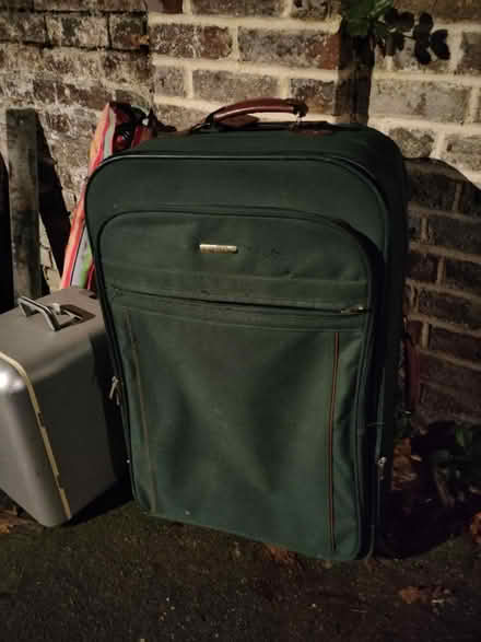 Photo of free Large green suitcase (Saint Leonards TN38) #1