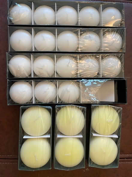 Photo of free Floating candles (Wedgwood) #1